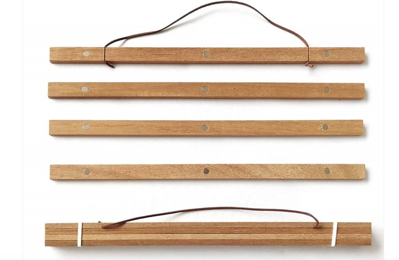 Art Print Hanger ~ Teak