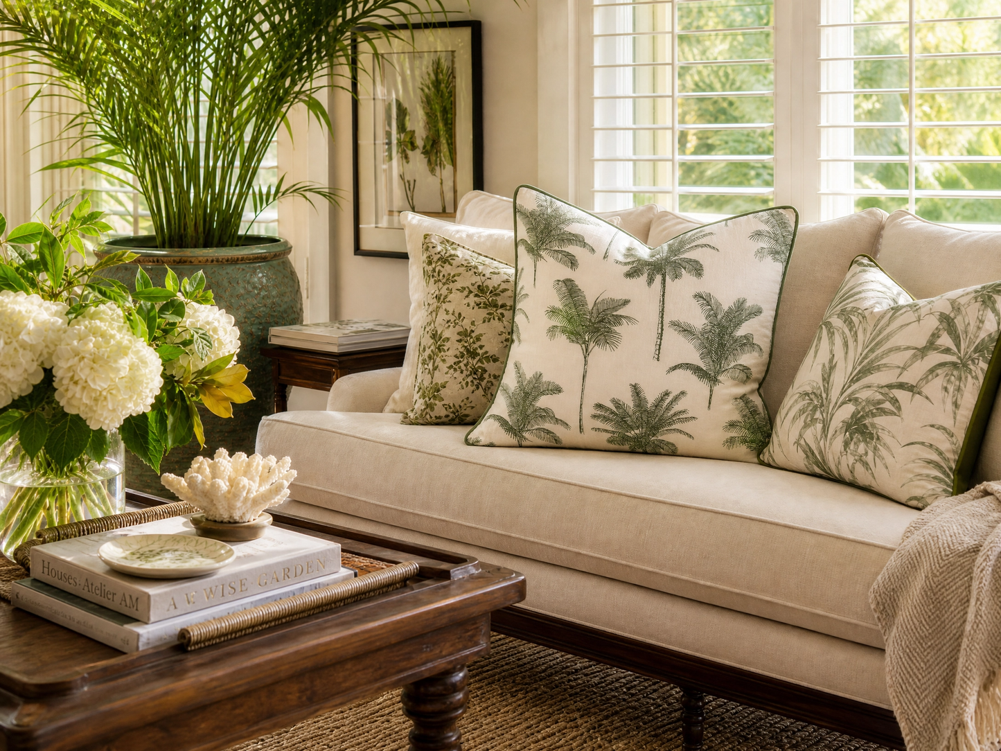 Florida Palm ~ Classic Linen