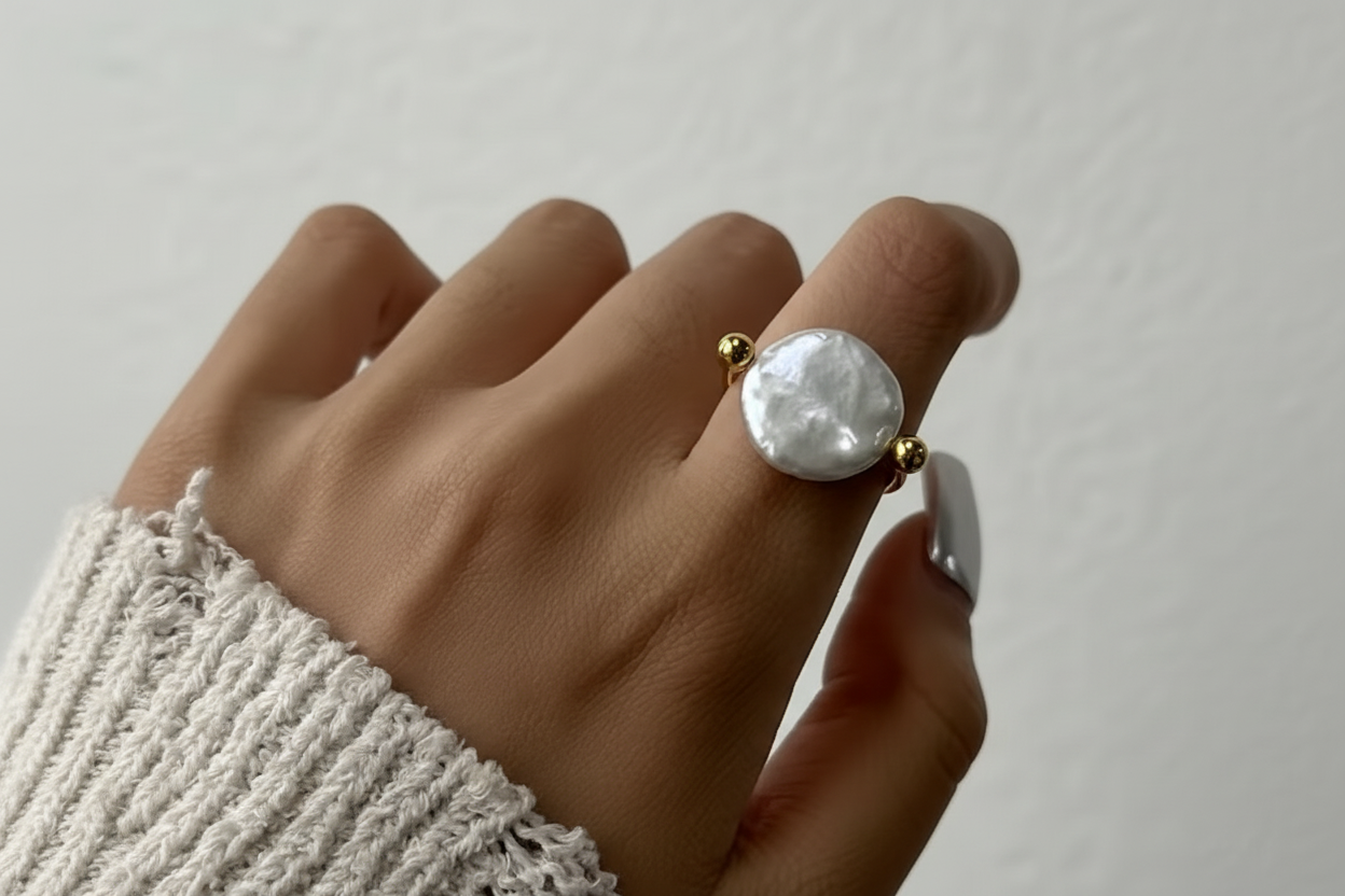 Saint Tropez Pearl Ring