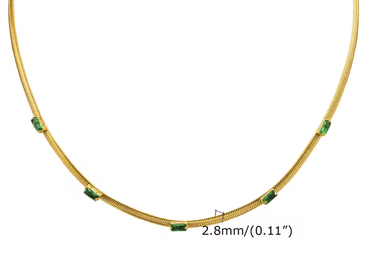 The "Veridian" Collection – Emerald Green & Gold Layering Jewellery