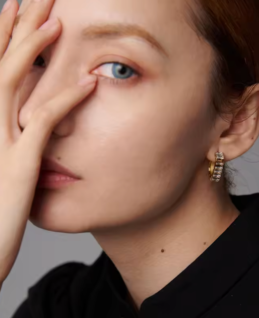 Delicate Colourful U Hoops