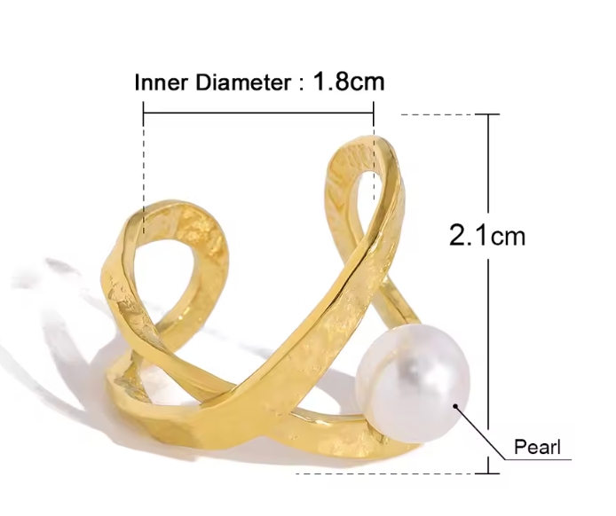 Doppia Perla Ring Set