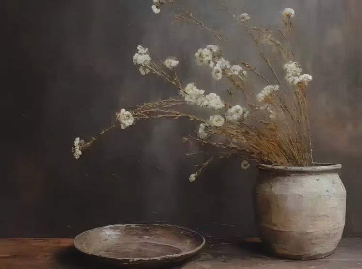 The Antique Floral Series ~ Print on Canvas