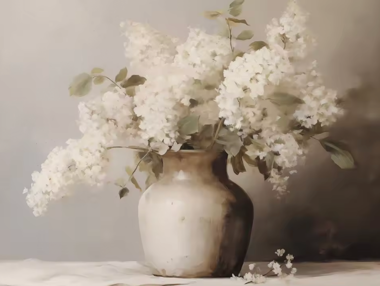 The Antique Floral Series ~ Print on Canvas