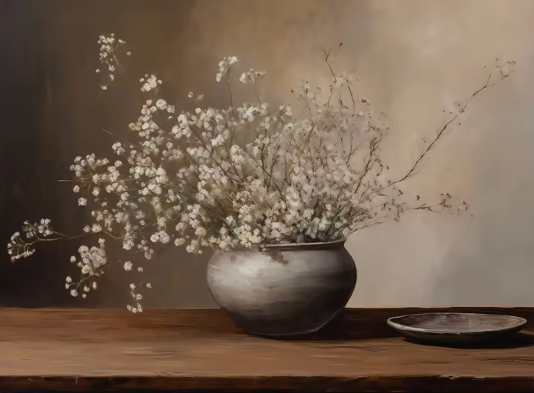 The Antique Floral Series ~ Print on Canvas