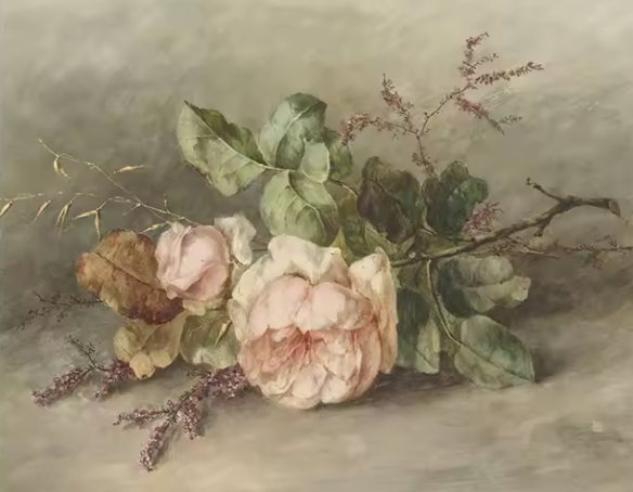 The Antique Floral Series ~ Print on Canvas