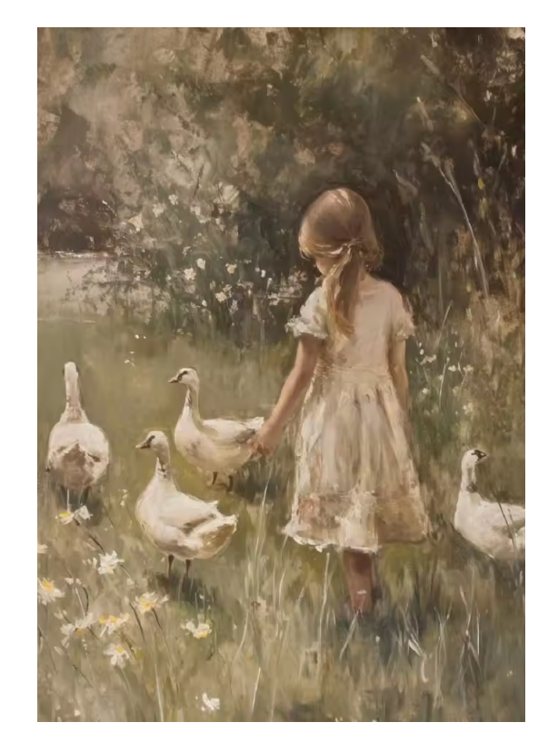 The Charming Farm Series ~ Print on Canvas