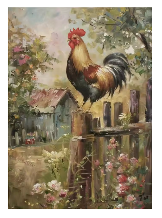 The Charming Farm Series ~ Print on Canvas