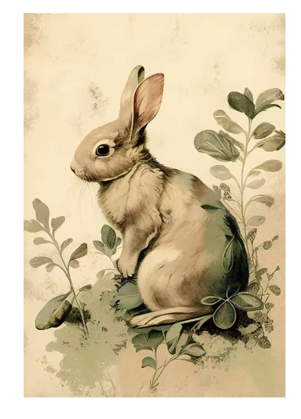 The Bunny Series ~ Print on Canvas