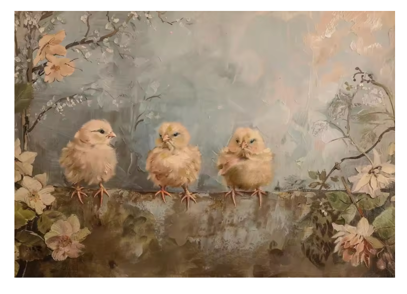 The Charming Farm Series ~ Print on Canvas