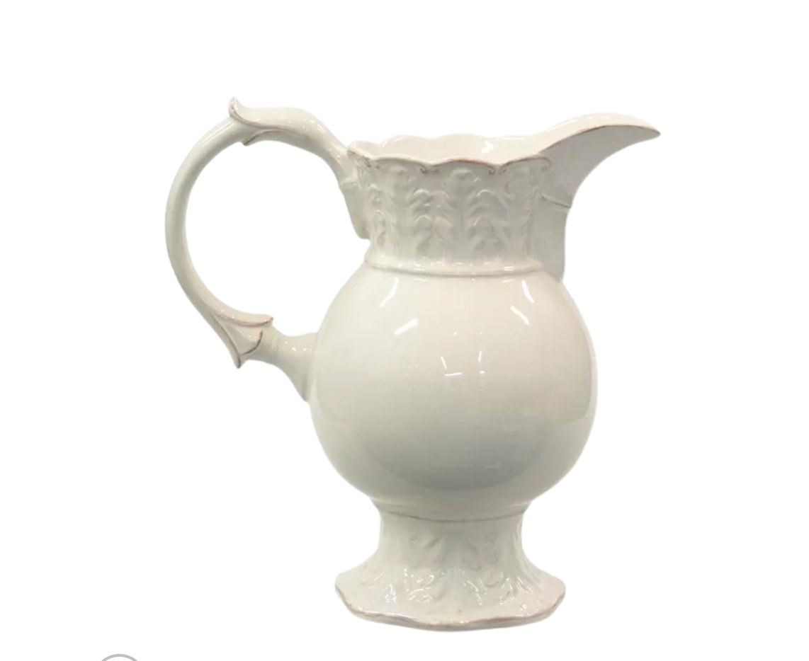 Eloise White Jug
