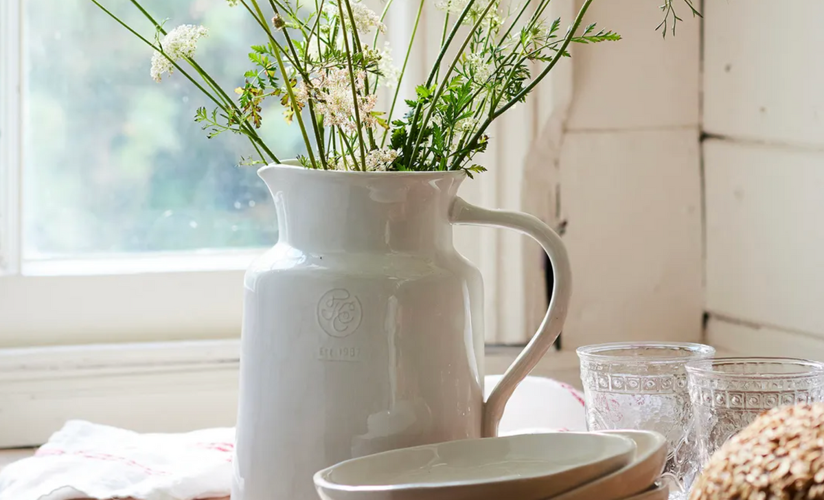 Etienne White Jug