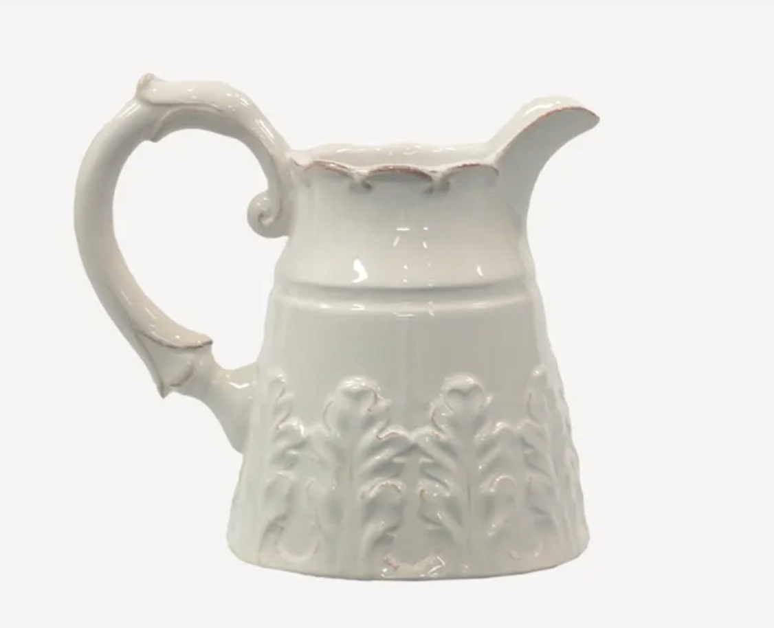 Eloise White Jug