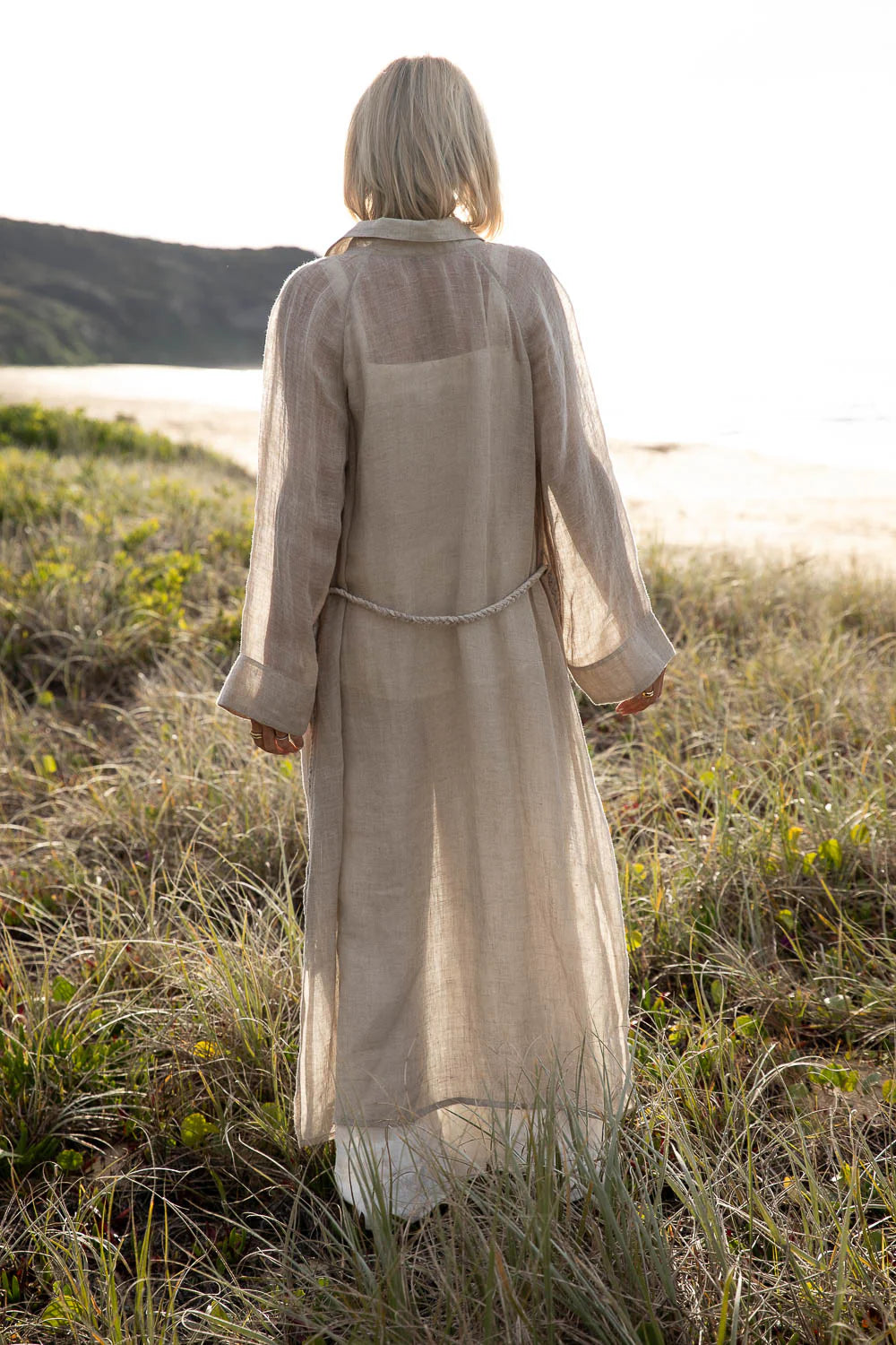 Linen Duster Jacket