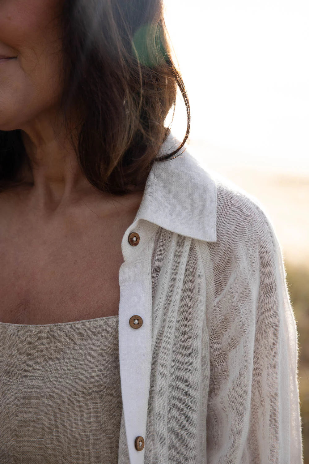 Linen Duster Jacket